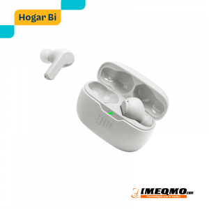 AUDÍFONOS BLUETOOTH JBLVIBE BEAM IN-EAR CON MICRÓFONO BLANCO