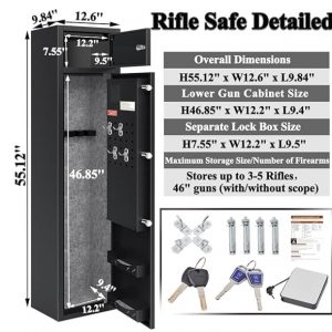 Caja de seguridad para armas KAER negro