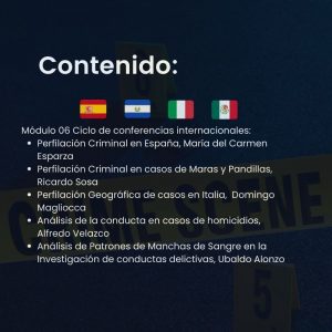 Formación en Perfilación Criminal e Investigación de Conductas Delictivas (curso grabado)