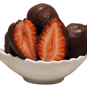 Fresas con chocolate auténtico