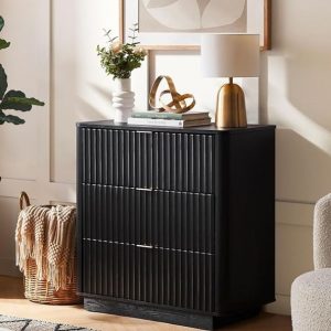 Mueble de interior con 3 cajones MOPIO negro