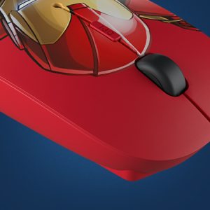 Xtech - XTM-M340IM - Mouse - 2.4 GHz - Wireless - Black / Bright red - Marvel Iron Man