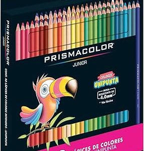 Crayones de madera Prismacolor junior caja con 48 Colores