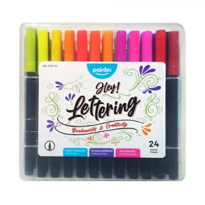 Estuche de Marcadores de Lettering Pointer 24 colores