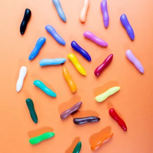 24 Crayones ergonómicos con forma de maíz Mont Marte