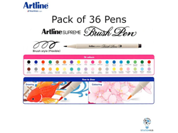 Marcador Artline Supreme Pen Brush 36U