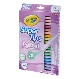 Marcadores Super Tips Crayola pastel 20 colores