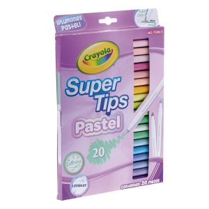 Marcadores Super Tips Crayola pastel 20 colores