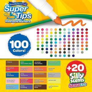 Marcadores Crayola Super Tips, 120 colores