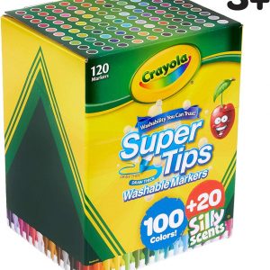 Marcadores Crayola Super Tips, 120 colores