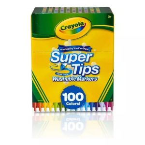 Marcadores Crayola Super Tips 100 colores