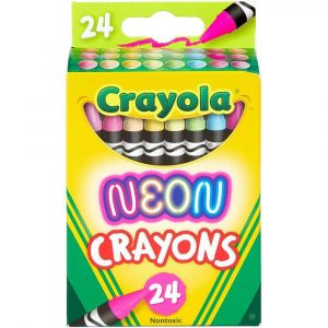 Crayola Crayon Cera Neon 24 Colores