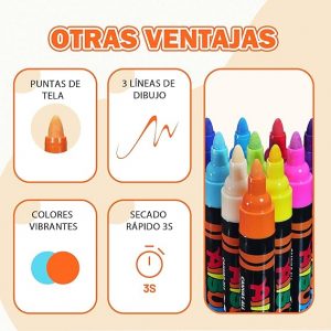 Marcadores Acrílicos 16 Colores YPlus