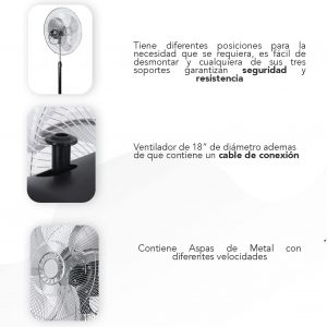 Ventilador de Pedestal