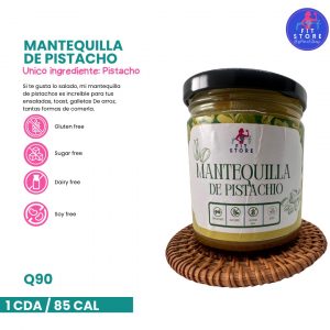 MANTEQUILLA DE PISTACHIO