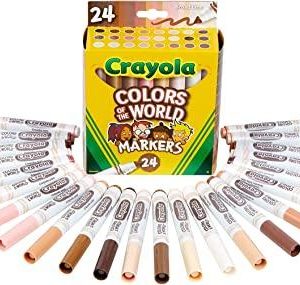 Marcador Crayola color of the world 24 colores