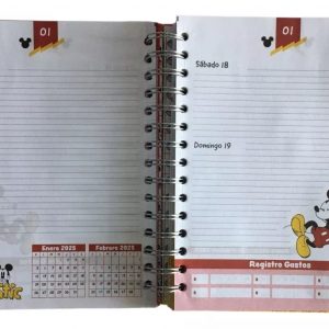 Agenda U-Pak 2025 Mickey Mouse