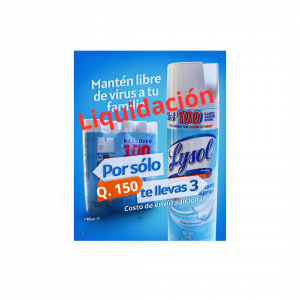 Liquidacion trripack Lysol