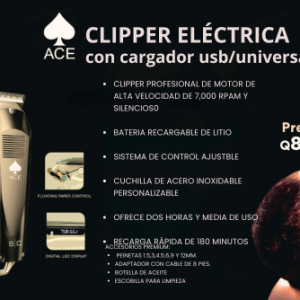 Clipper Profesional, máquina de corte de cabello