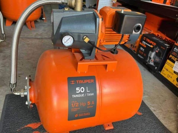 Bomba Hidroneumática De 1/2 Hp, 50 Litros, TRUPER