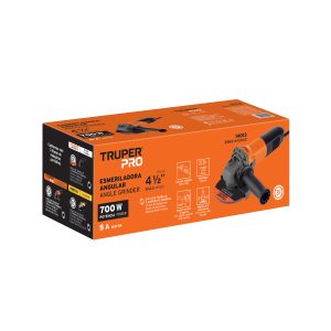 Esmeriladora angular 4-1/2″, 700W, TRUPER PRO