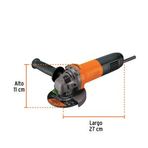 Esmeriladora angular 4-1/2″, 700W, TRUPER PRO