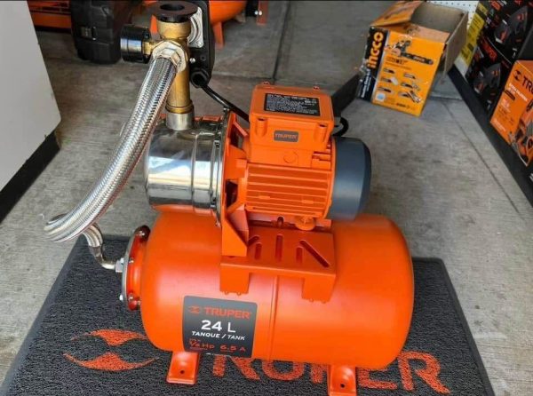 Bomba Hidroneumática De 1/2 Hp, 24 Litros, Truper