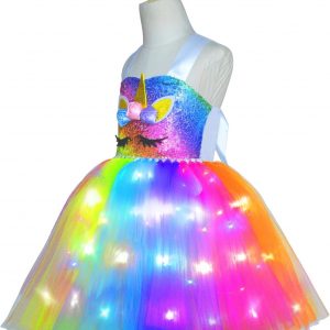 Vestido Unicornio luces Led