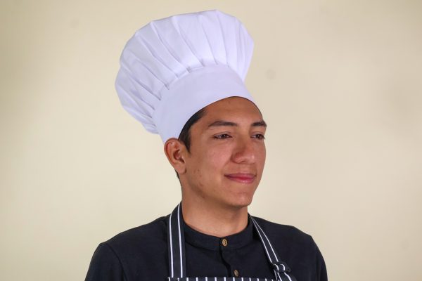 Gorro de cocina tipo Champiñon Blanco - XEF