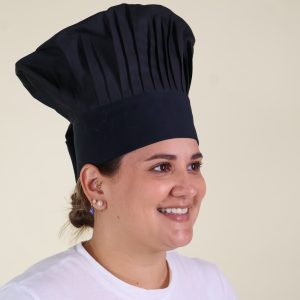 Gorro de cocina tipo Champiñon Negro - XEF