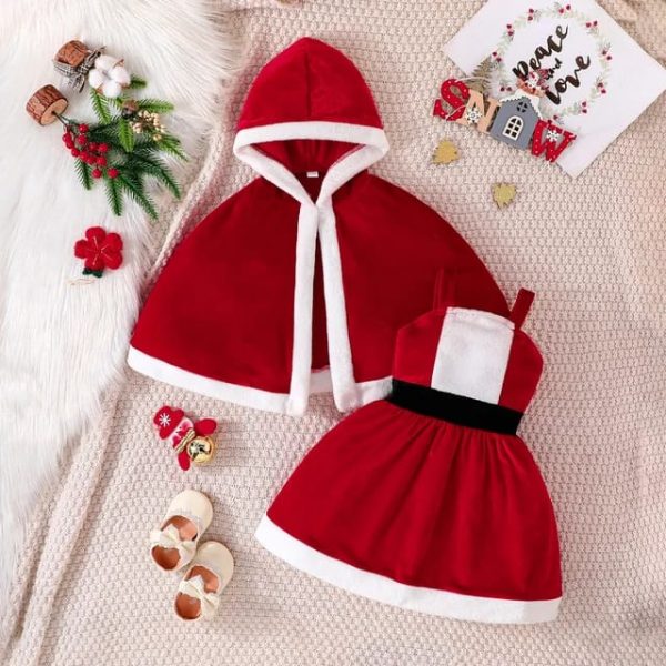 Traje de 3 piezas diseño navideño