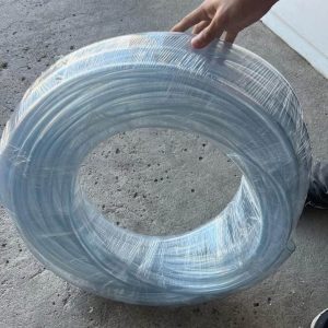 Rollo de 30 metros de Manguera para riego semi corrugada 1x1 Transparente Truper