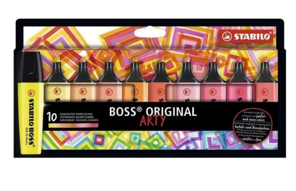 Resaltador Boss Original Arty 10 colores