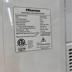 Aire acondicionado portátil Hisense 12,000 BTU