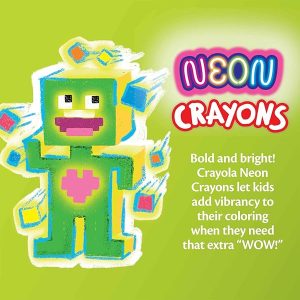 SET CRAYOLA CRAYON: Contiene 96 crayones, con 24 crayones neón, metálicos, perlados y con glitter