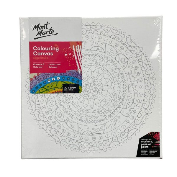 Canva Mandala Mont Marte Decorative Edge