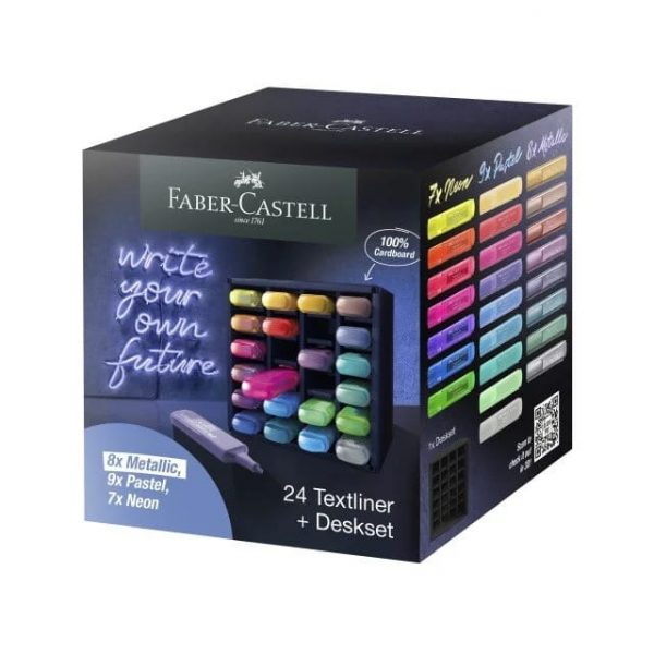 Resaltador Faber Castell 24 colores