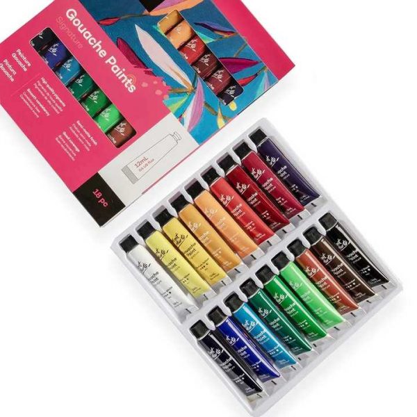 Juego de pintura Gouache Mont Marte 18pc x 12ml