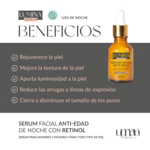 Combo Crema Potenciadora con Niacinamida + Lumina Serum Anti Edad con Retinol